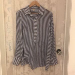 Max Studio Summer Striped Blouse